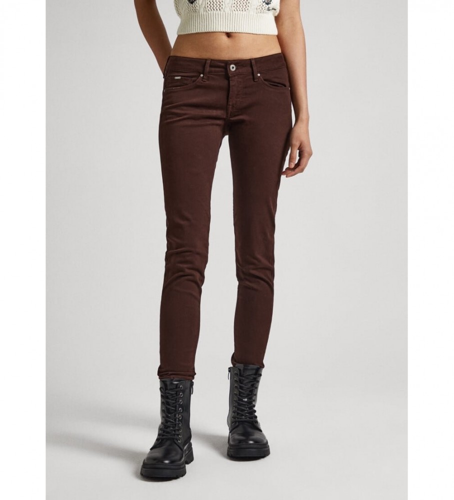 Calças Pepe Jeans Soho cor vinho