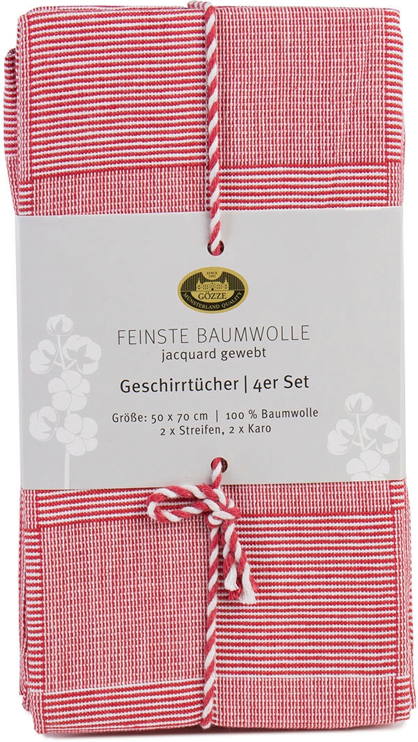 Gözze Geschirrtuch »Geschirrtücher, Des. 60054« aus 100% Baumwolle, jacquard gewebt