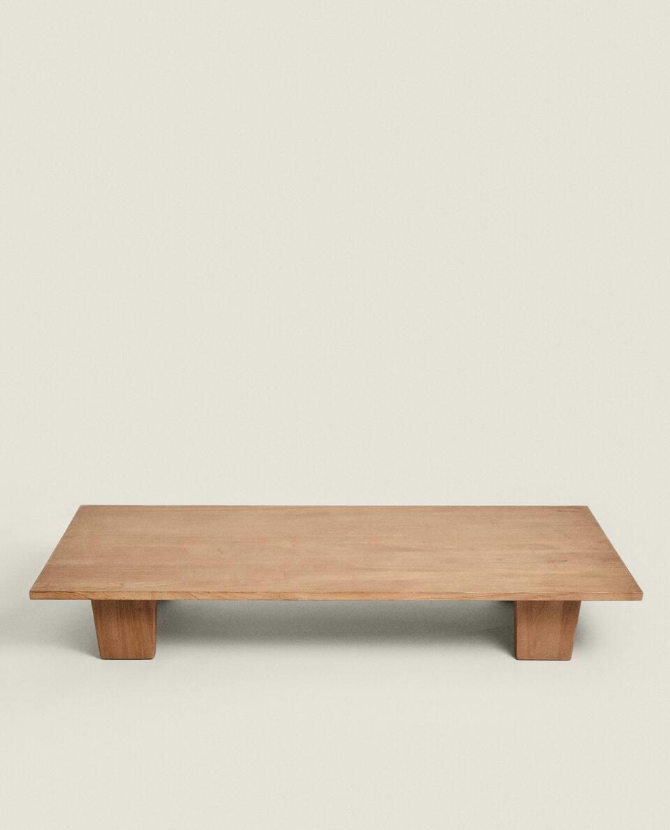 MESA DE CENTRO DE CENTRO EM MADEIRA DE OLMO