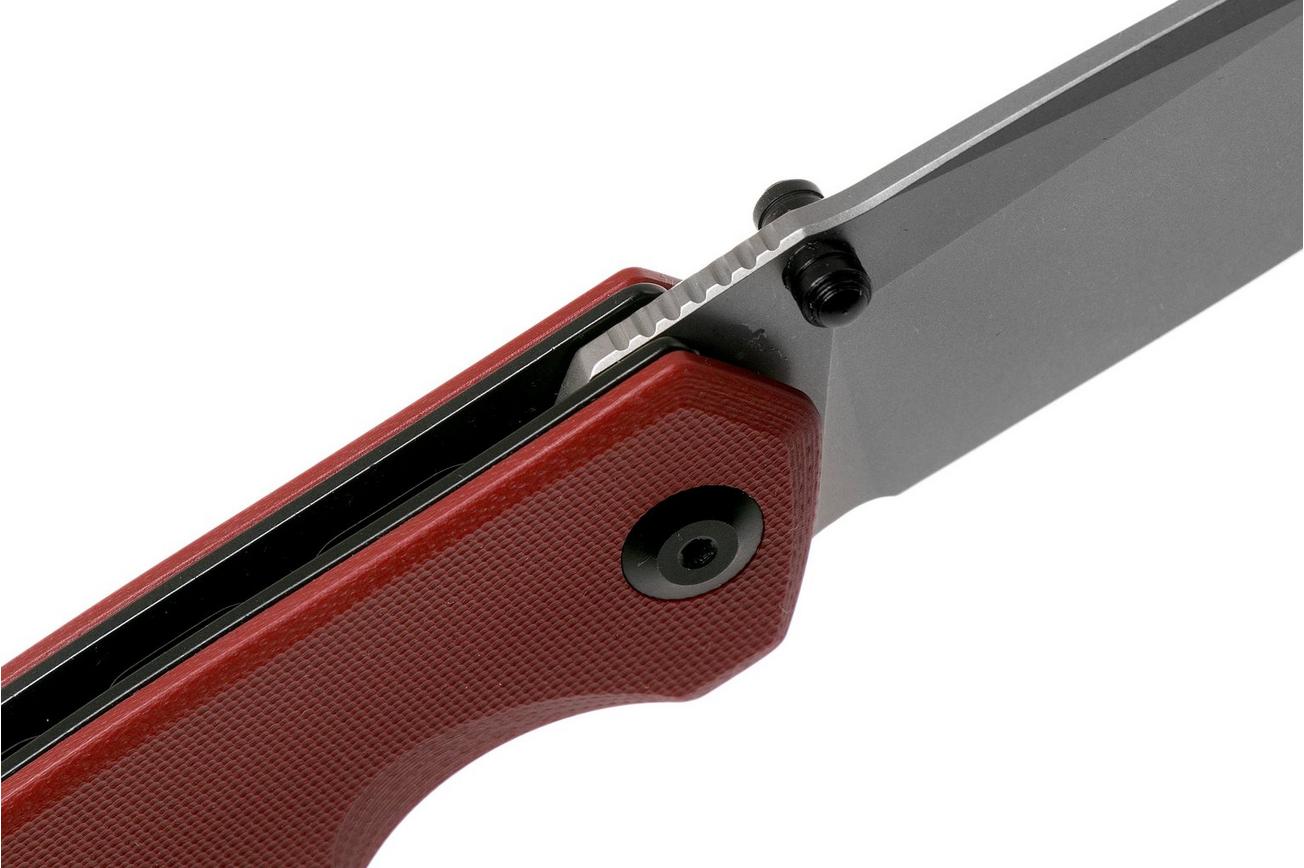 Civivi Brazen C2102B Droppoint Red, Stonewashed zakmes