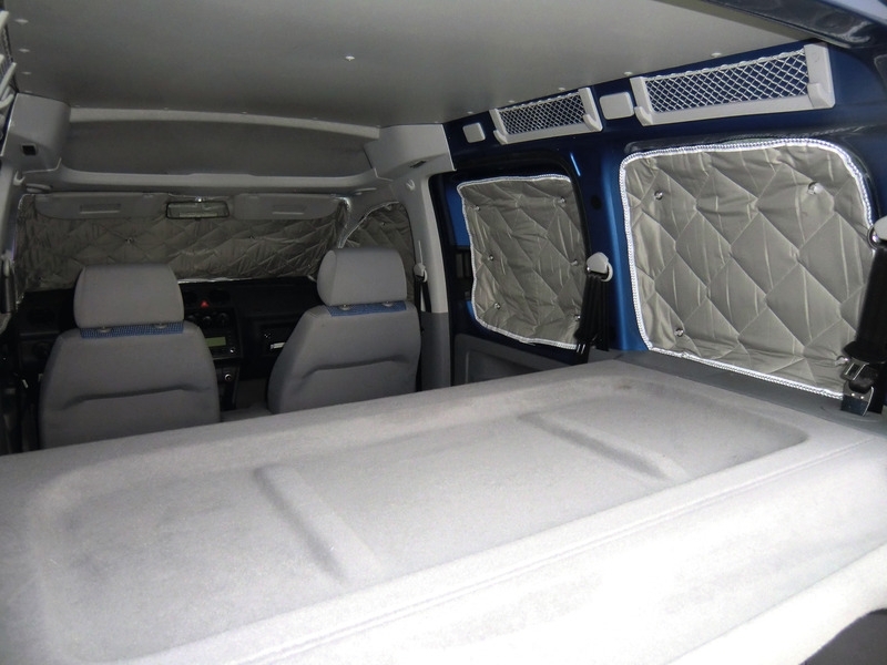 Isoflex Thermomatte VW Caddy 5 kurzer Radstand ab 2020 - Komplett-Set - 8-teilig