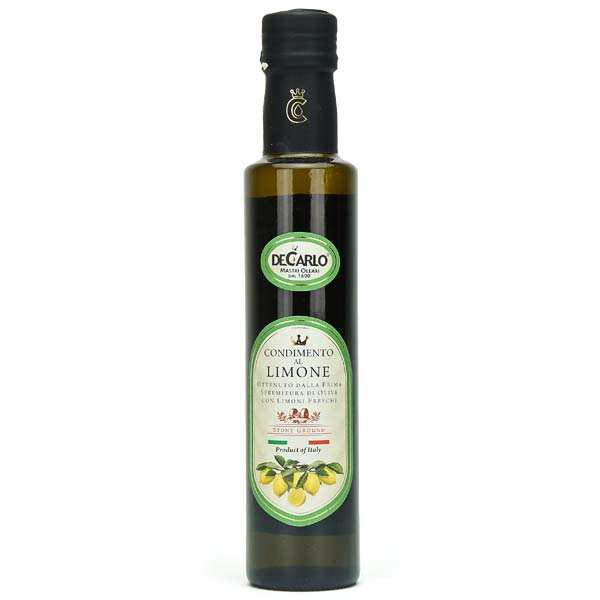 Huile d'olive extra vierge au citron frais