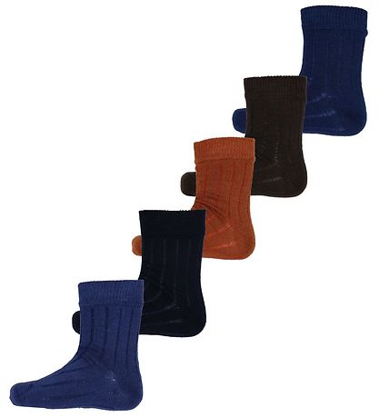 Minymo Socken - 5er-Pack - Total Eclipse