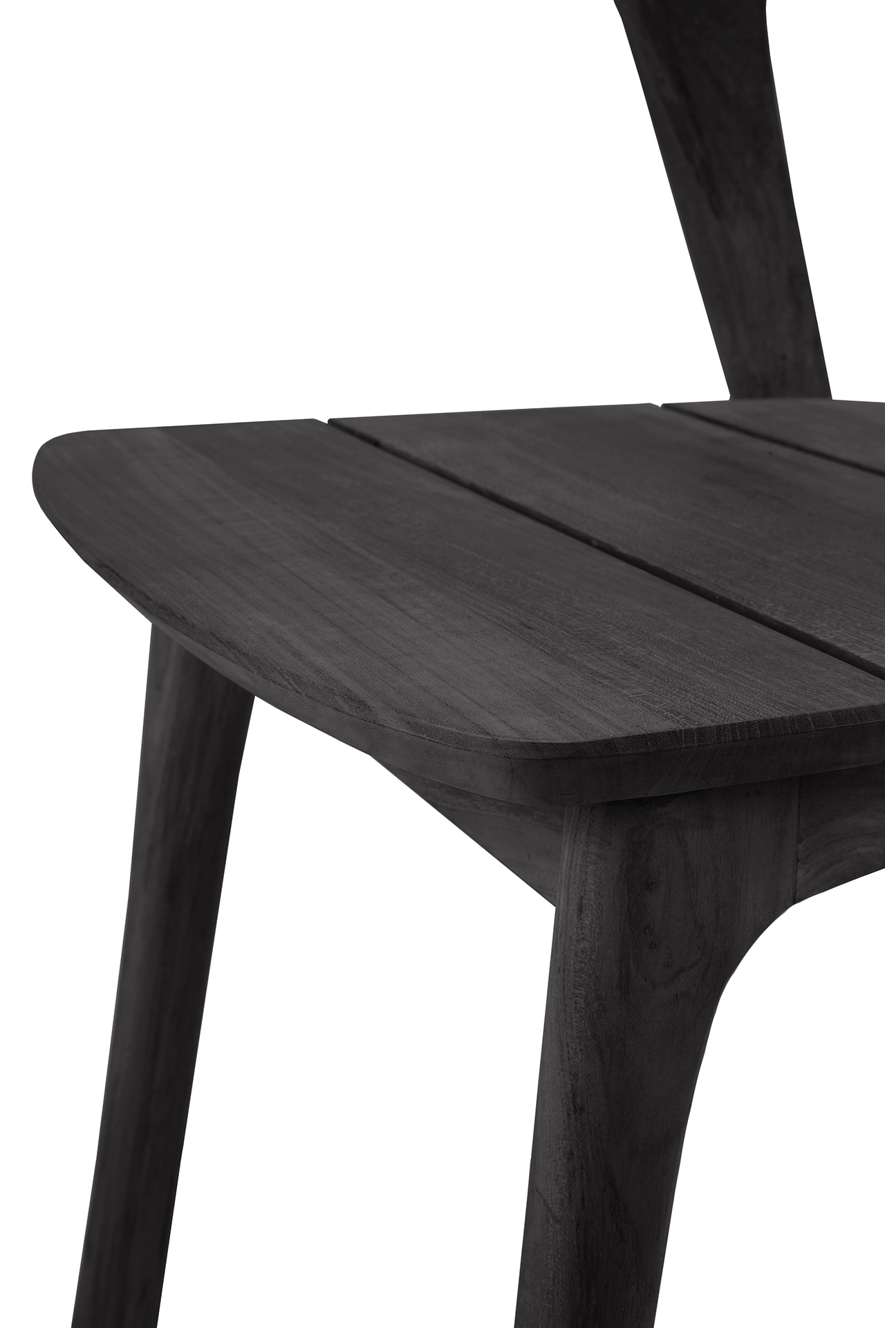 Teak Bok tuinstoel - zwart