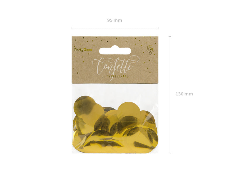 Confetti Rond Goud