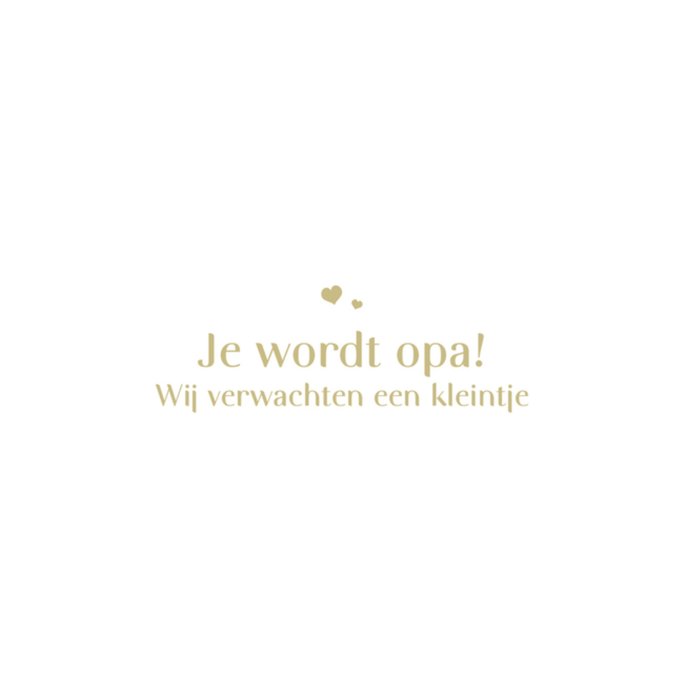 Greetz | Zwangerschapskaart | je wordt opa!