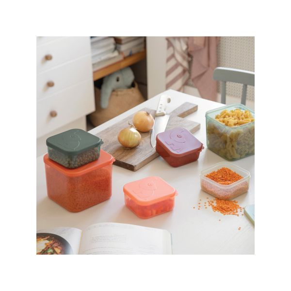 Done By Deer Elphee Snackbox - Large - 3 Stuks - Green