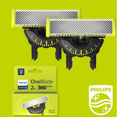 Lot de 2 lames rasoir pour rasoir tondeuse OneBlade - QP420.50