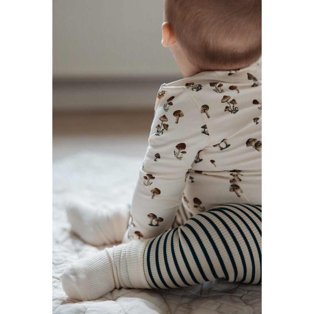 Køb Petit Piao Dark Sea/off White Legging Modal Striped