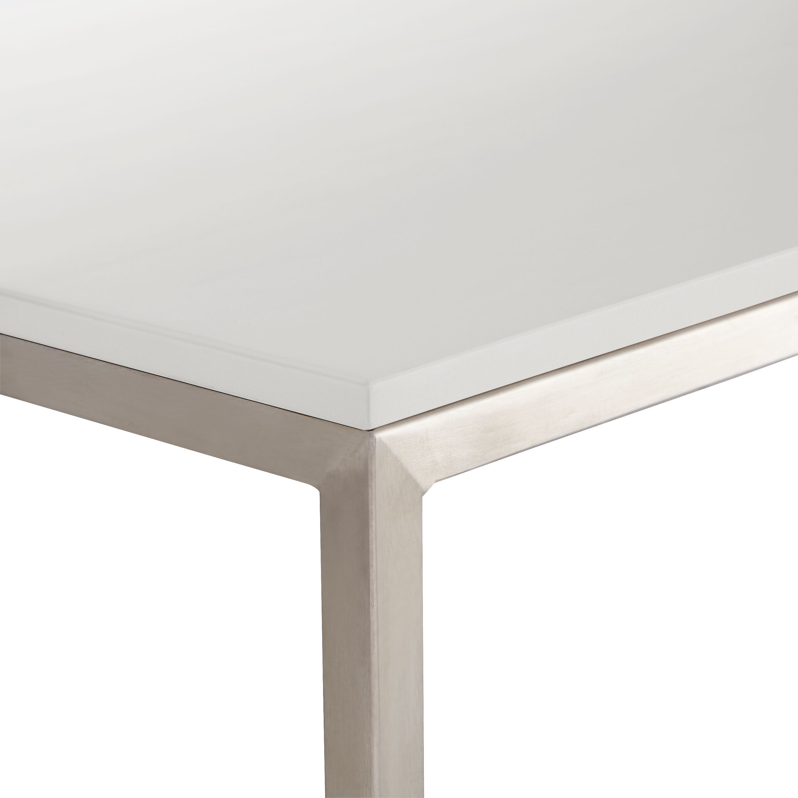 AVEA Salontisch - grau / Edelstahl / B: 120.0 cm x T: 70.0 cm x H: 44.0 cm