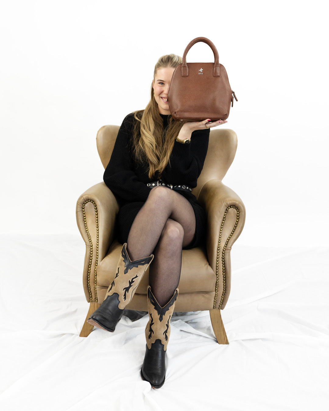 Hand-/schoudertasje 'Isla' Black Black