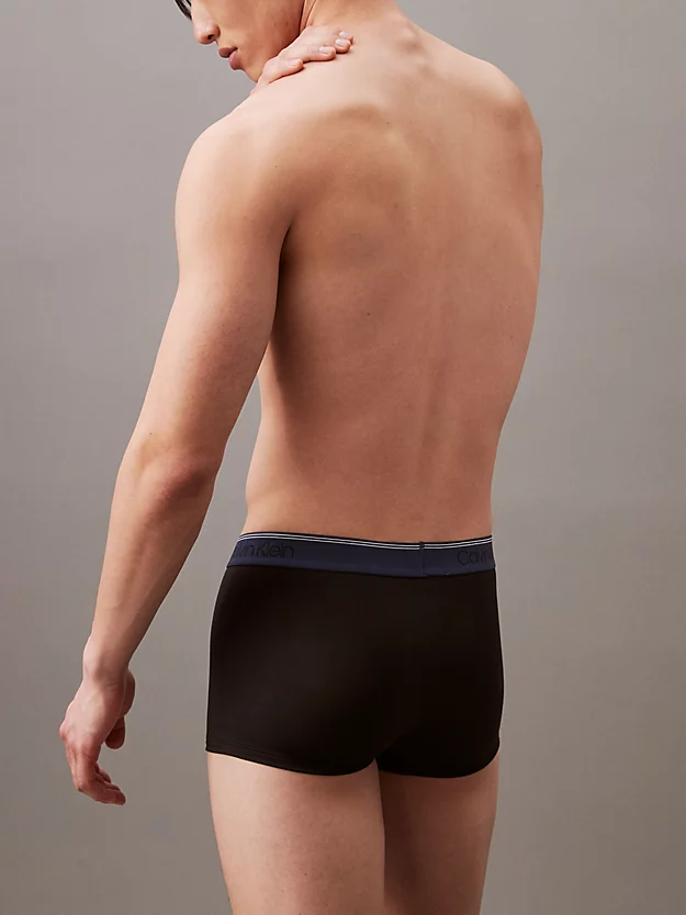 Pacote com 3 Cuecas Boxer de Cintura Baixa - Microelasticidade