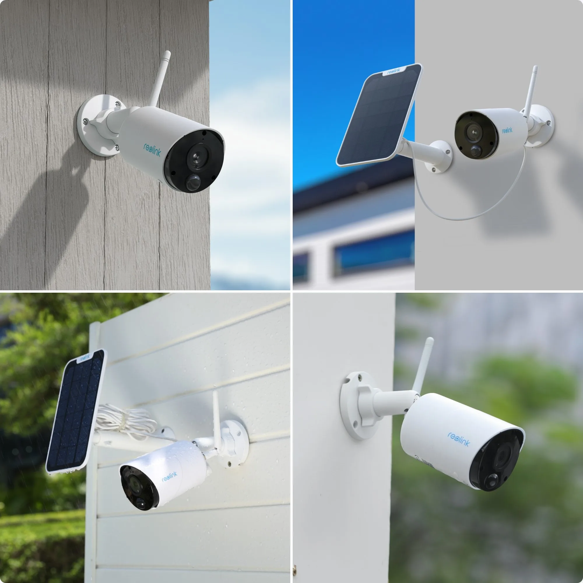 Reolink Argus Series B320 avec panneau solaire Caméra de surveillance