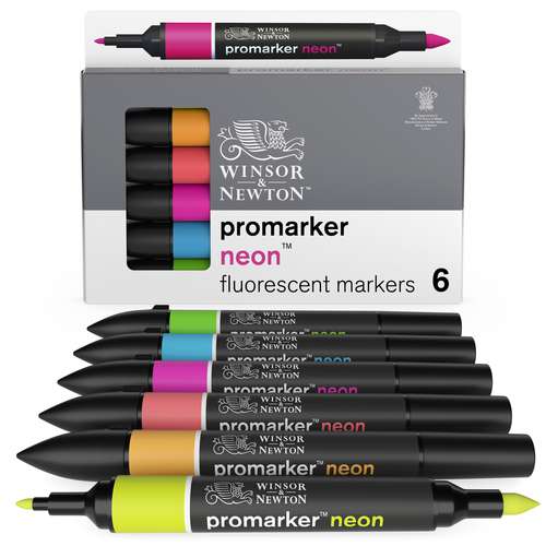 WINSOR & NEWTON™ promarker neon™ 6er Set