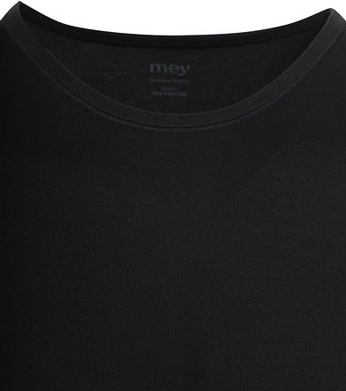 Mey Dry Cotton O-hals T-shirt Zwart 46002 kopen