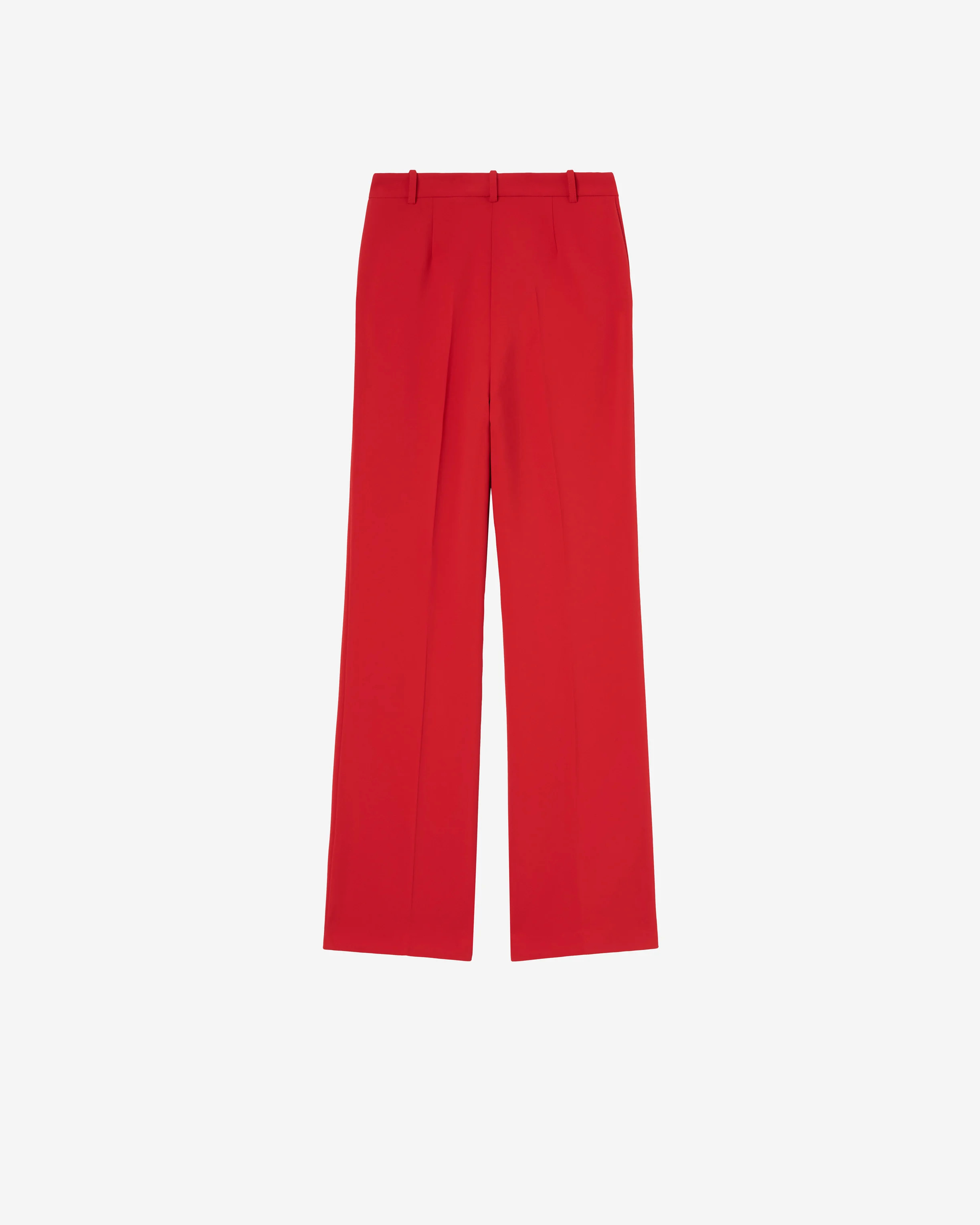 Pantalon taille haute | Rouge