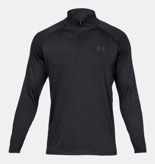 UA Tech 2.0 1\2 Zip Black
