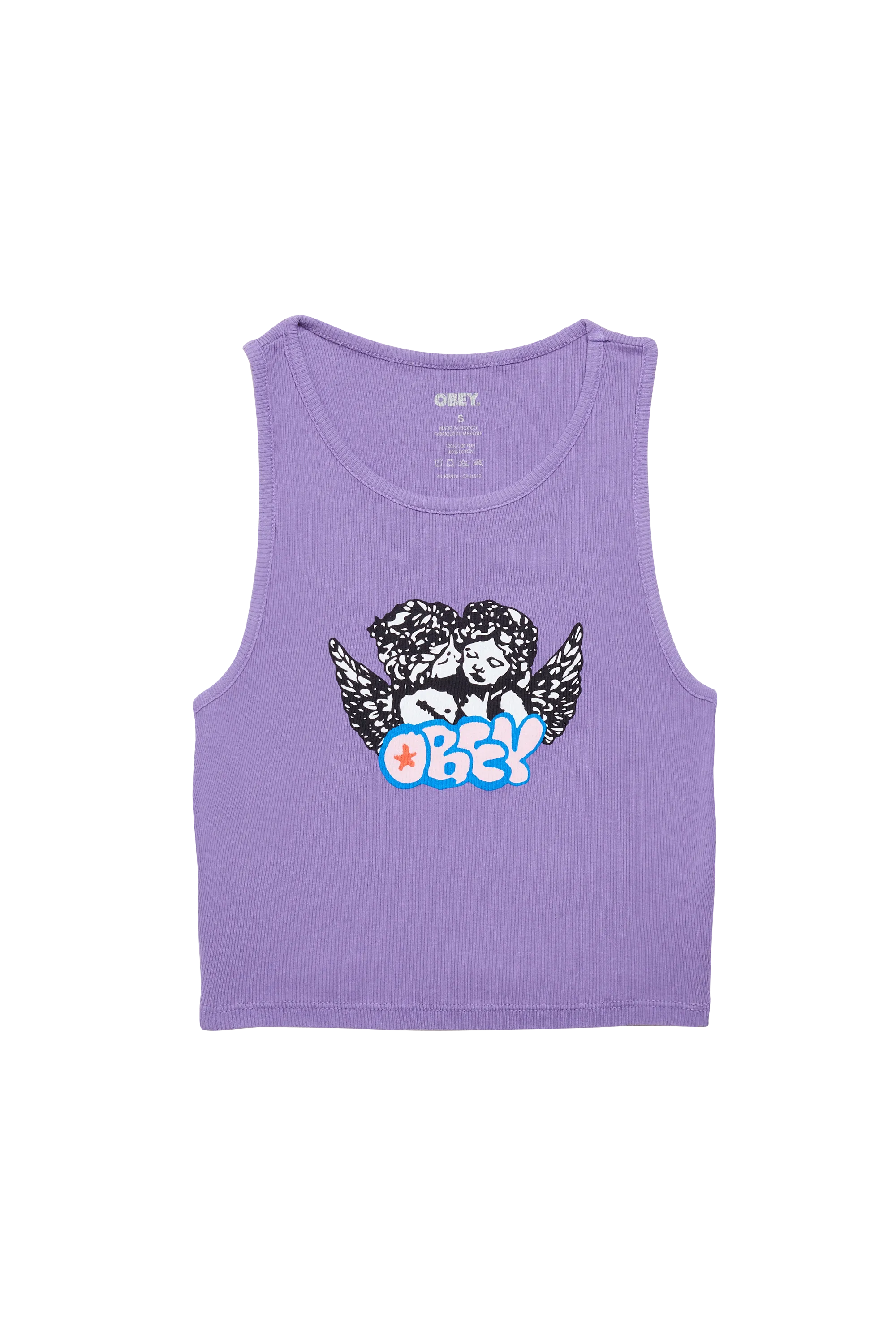 OBEY débardeur CHERUB CHEEK KISS Violet