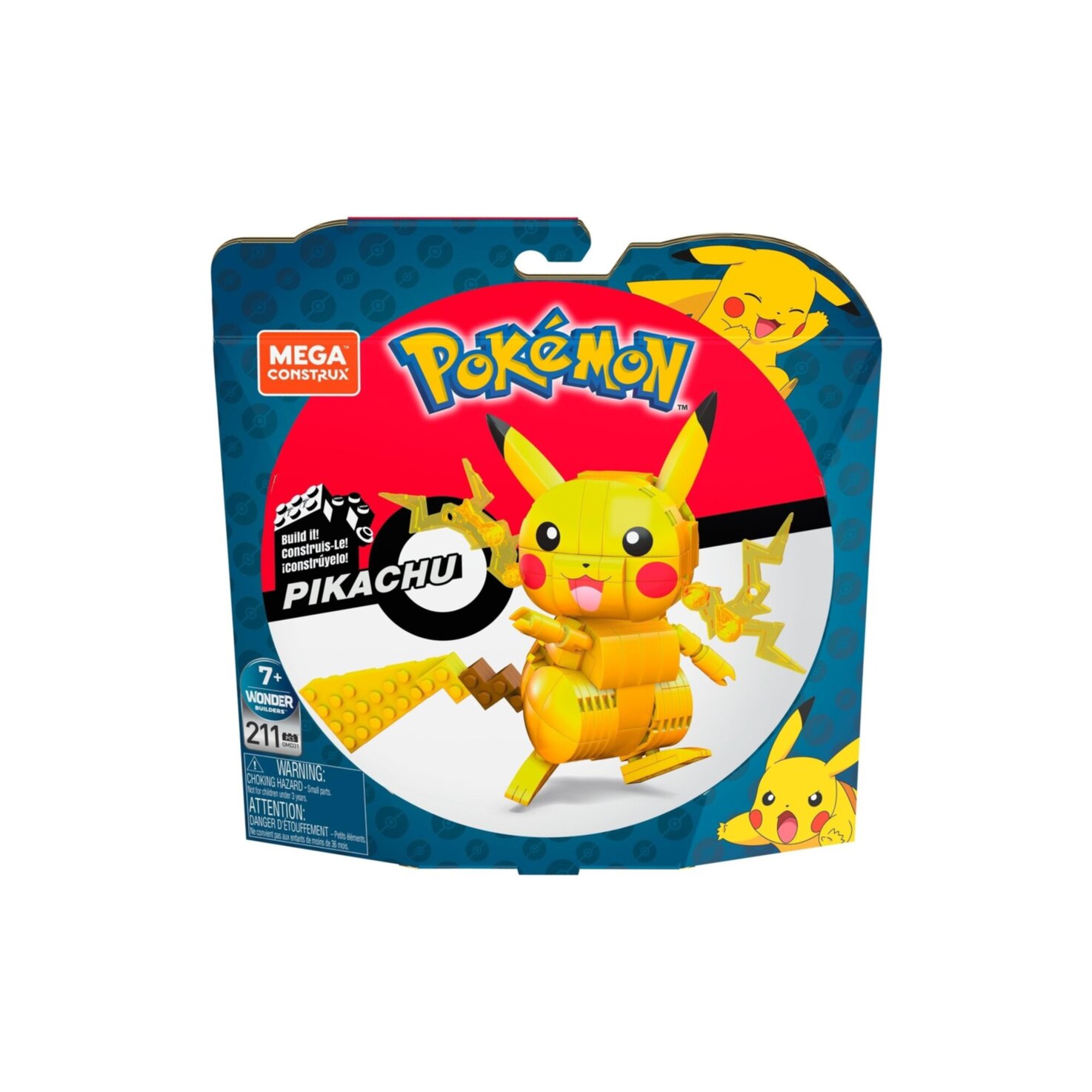 Mattel Pokémon Pikachu (211 Stück)