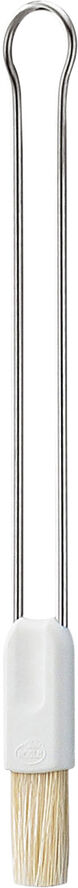 Rösle Bagepensel stål/hvid L21,5cm B2,5cm Stål, hvid