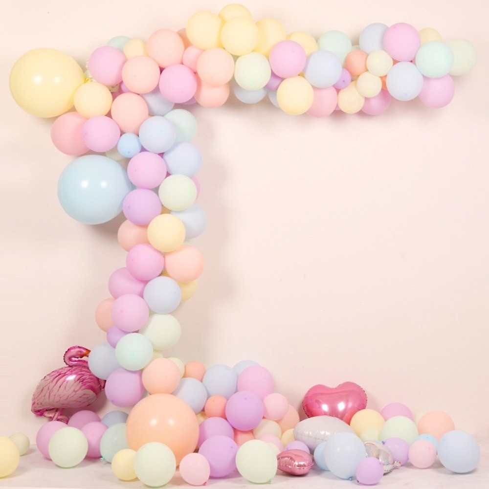 (100er Set) Ø30cm Party Deko Ballons Latex Luftballons - Grau