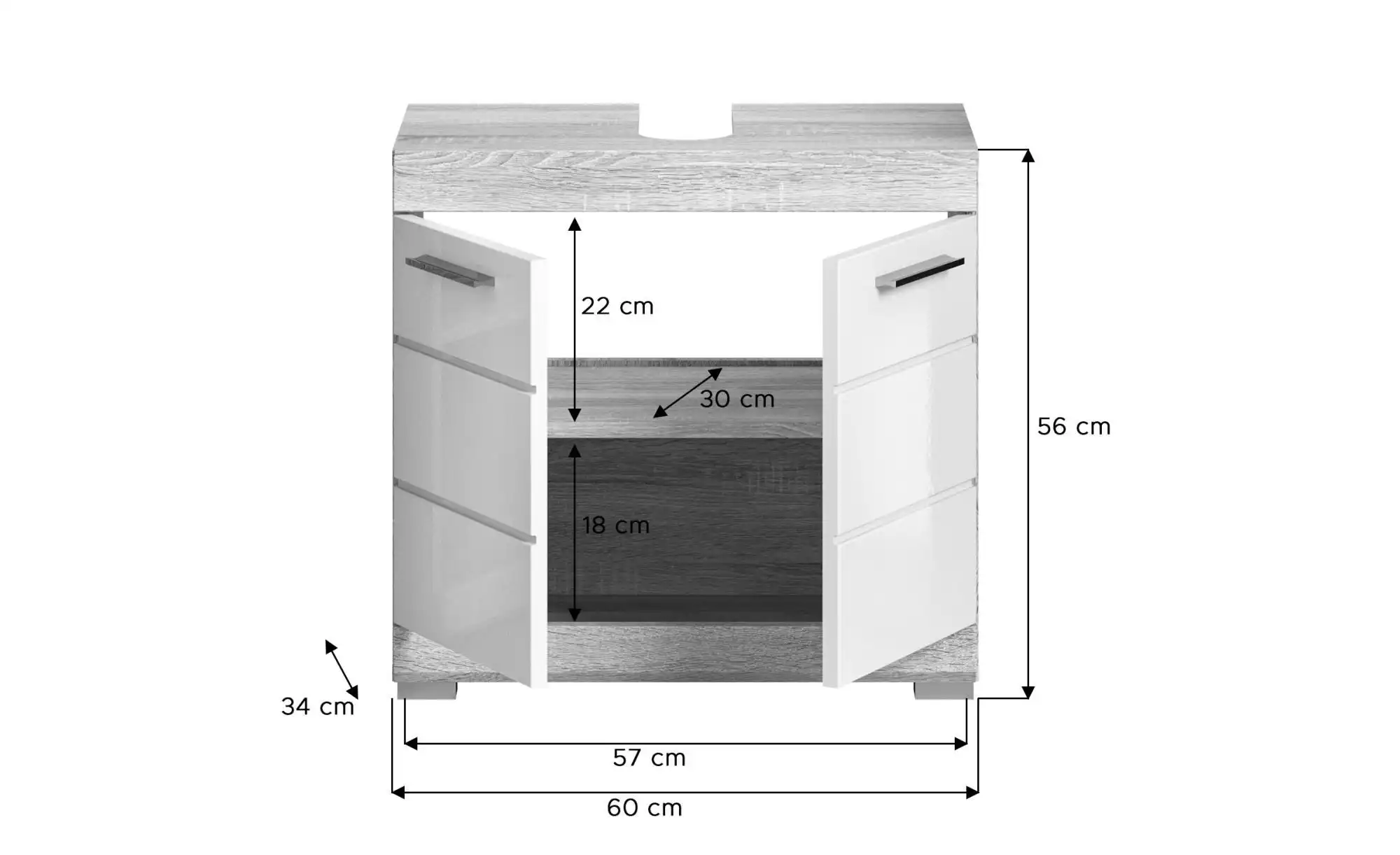 Waschbeckenunterschrank