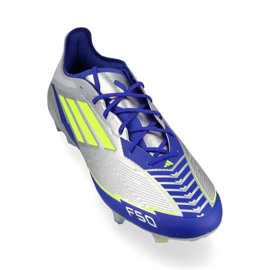 adidas F50 Messi Elite FG La Vida Rapida - Argenté/Jaune/Bleu