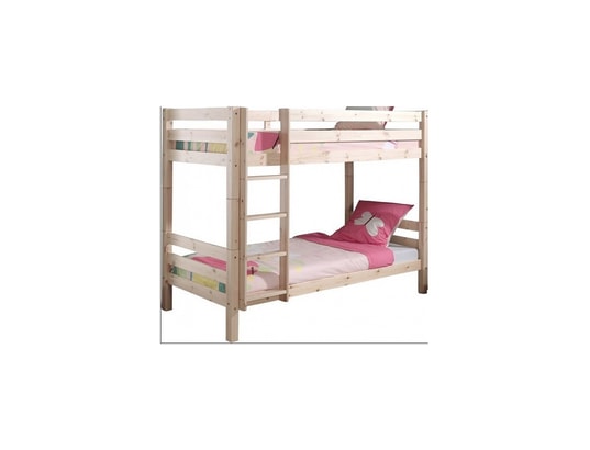 VIPACK - Lit évolutif Lit superposé 90x200 hauteur 160 cm sommier inclus pino - bo...