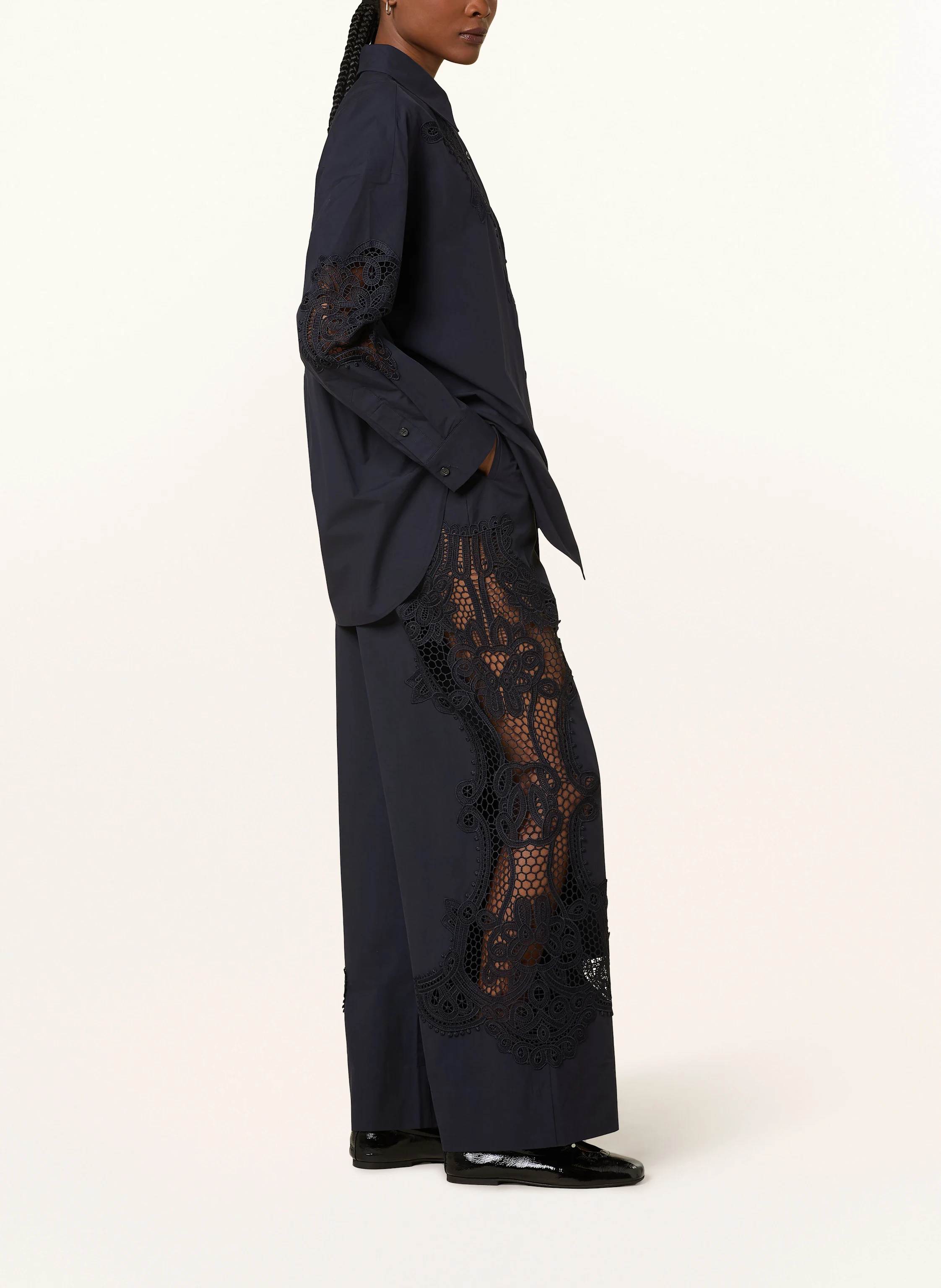 ESSENTIEL ANTWERP Marlenehose HACE mit Spitze