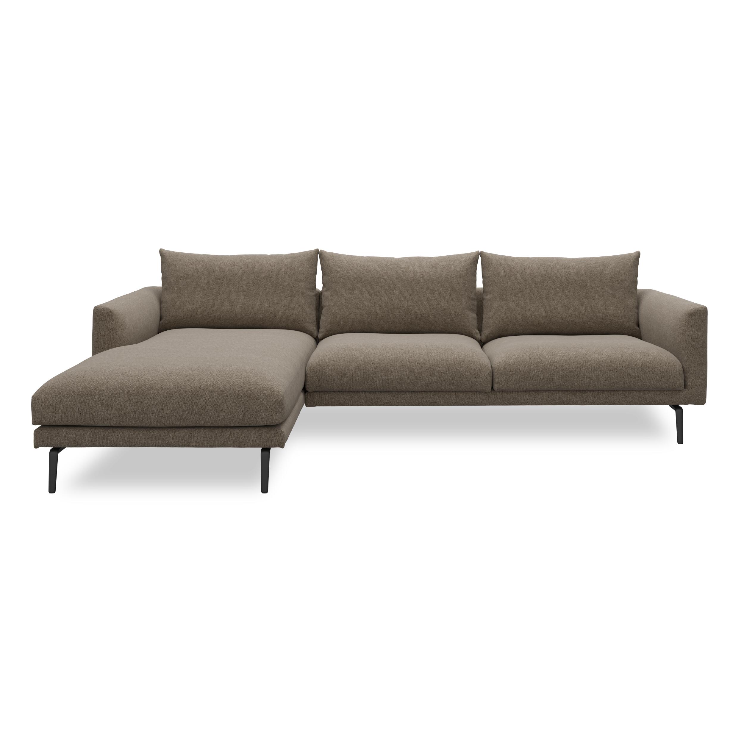 Hallsberg venstrevendt sofa med chaiselong
