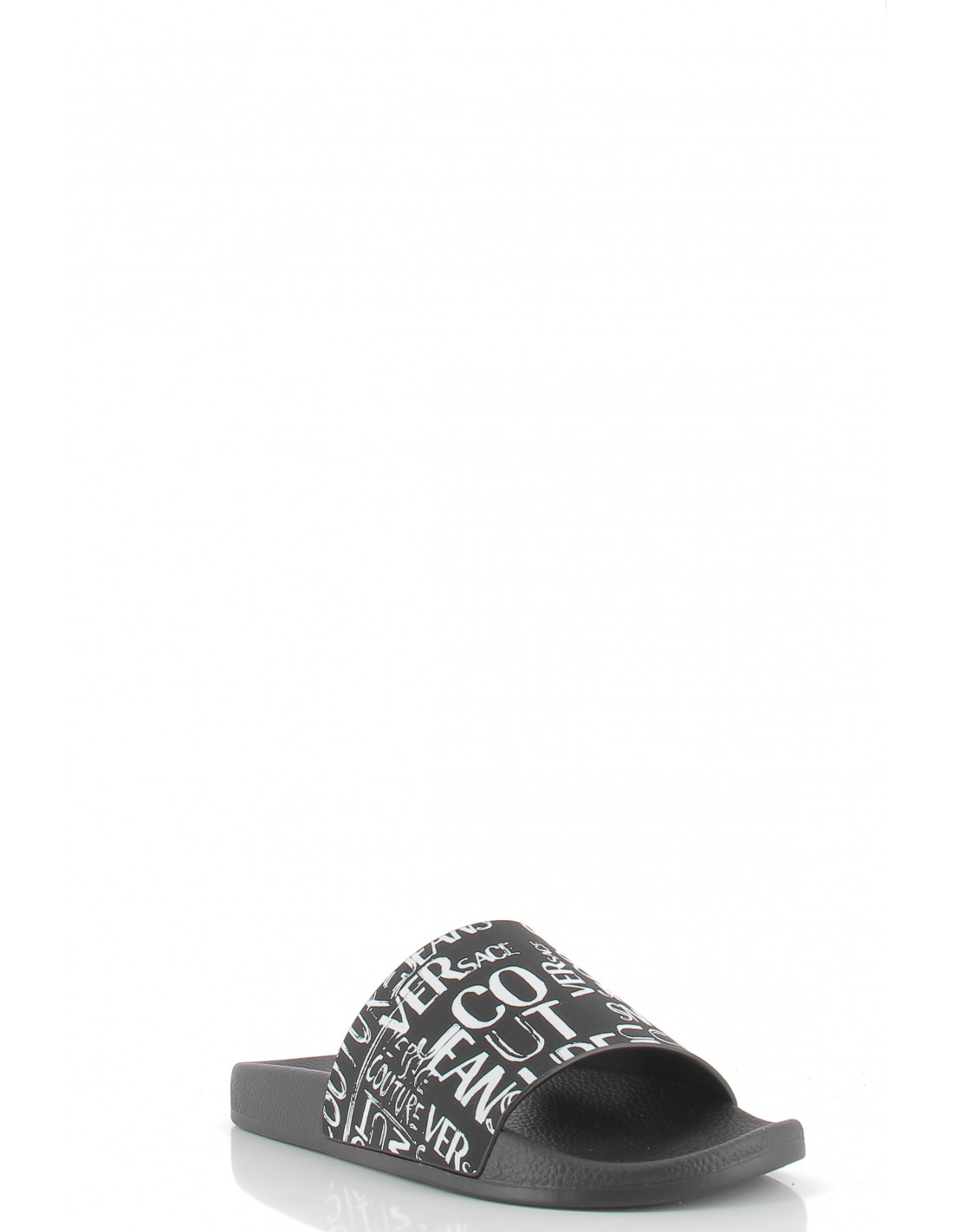 versace Claquettes homme slide noir
