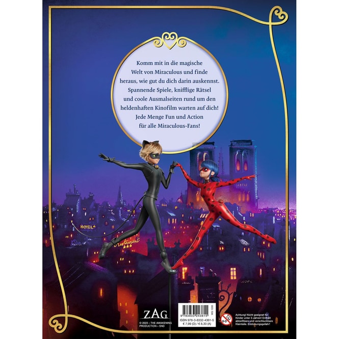 Miraculouse - Ladybug & Cat Noir - Der Film - Mein großer Rätselspaß - Mit Stickern