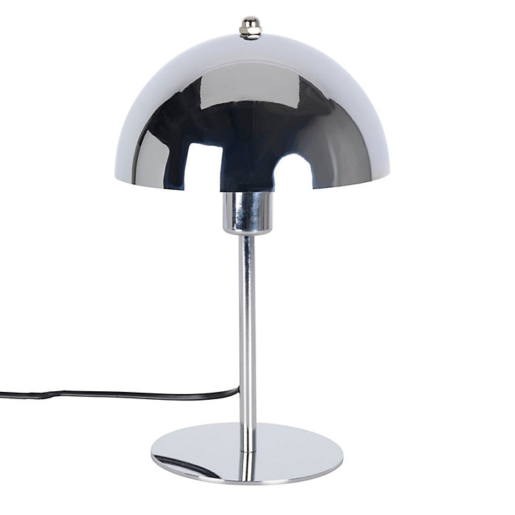 Lampe à poser Icone E14 IP20 15W ∅18,5 x H.30cm Corep argent