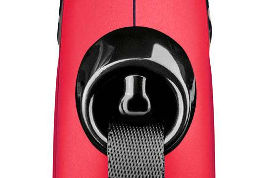 (8m) New Classic L Einziehbare Hunde Leine Gurt Rollleine mit Stopper bis 50 kg (0471-L8-5) - Schwarz