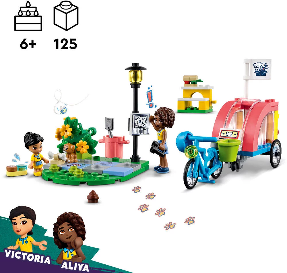 LEGO®FRIENDS 41738 - LE VELO DE SAUVETAGE CANIN