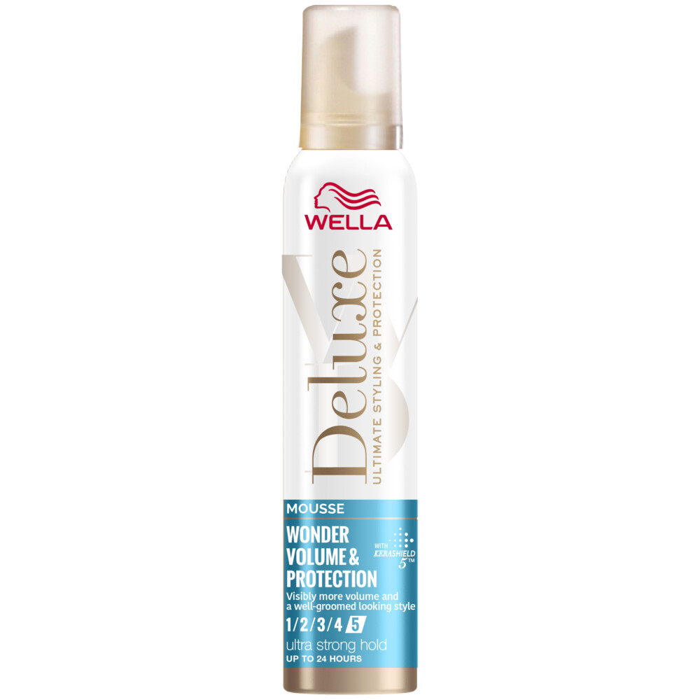6x Wella Deluxe Volume & Protection Mousse200 ml