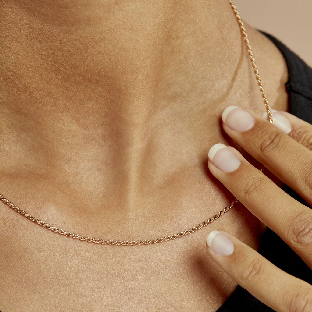 Collier Azelys Plaqué Or Jaune