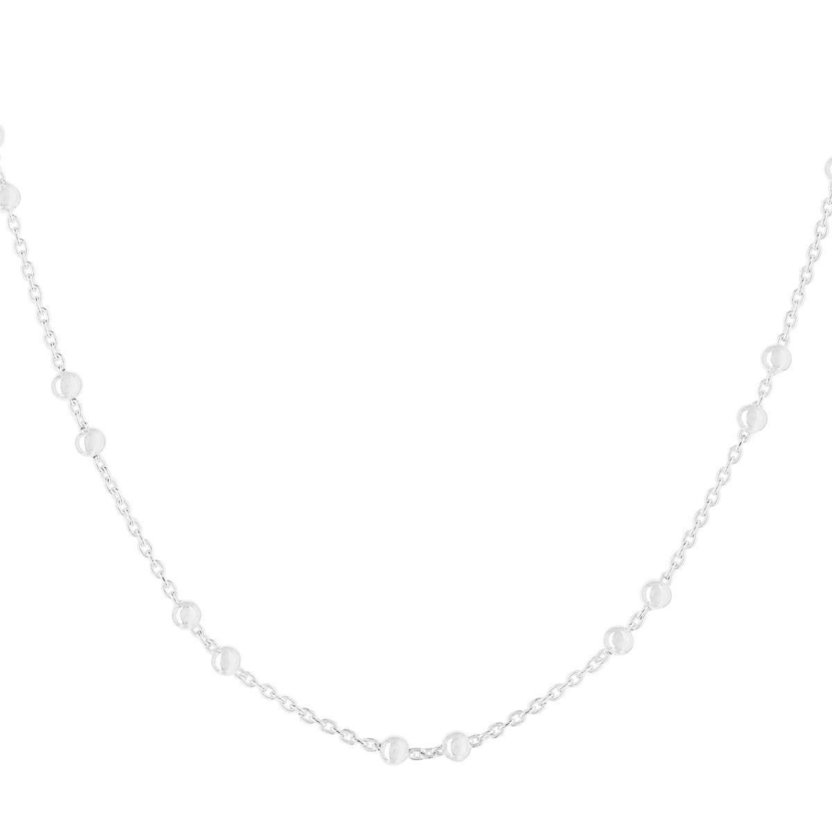 Chaine argent 925 boules 45 cm