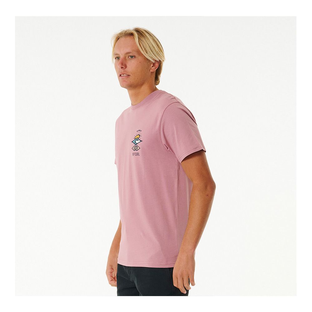 Rip Curl SEARCH ICON - Tee-shirt Homme mauve