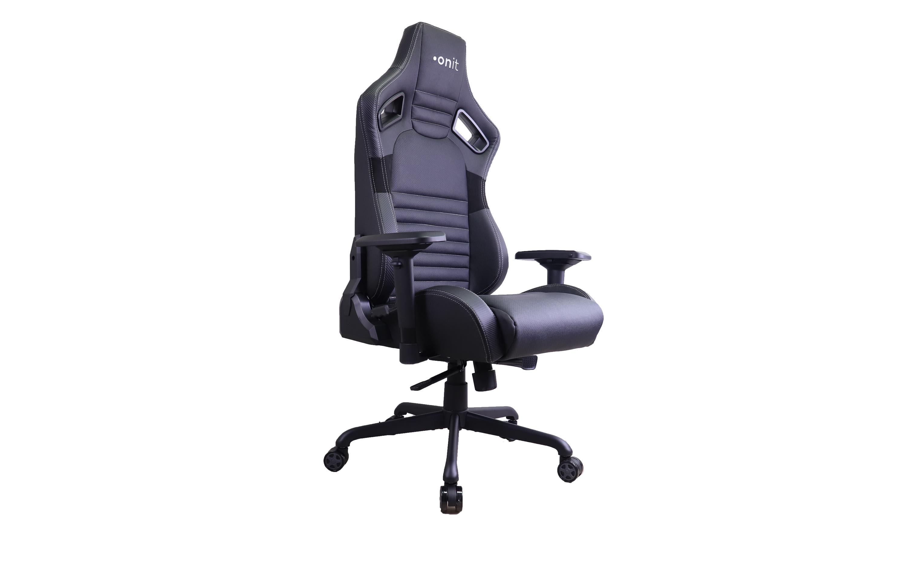 Gaming-Stuhl Premium Schwarz/Grau<br>Ergonomischer Stuhl für lange Gaming-Sessions und Arbeitstage