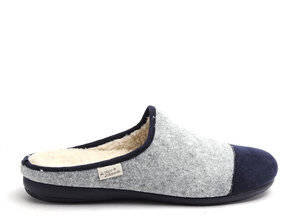 La maison de l espadrille chaussons homme 6786 4 bleu