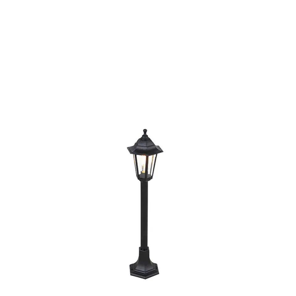 Qazqa staande buitenlampen new haven zwart e27