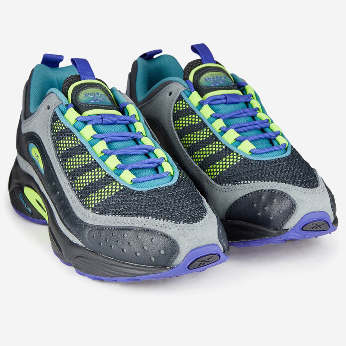 Reebok Baskets Daytona Dmx Ii noir/gris/jaune
