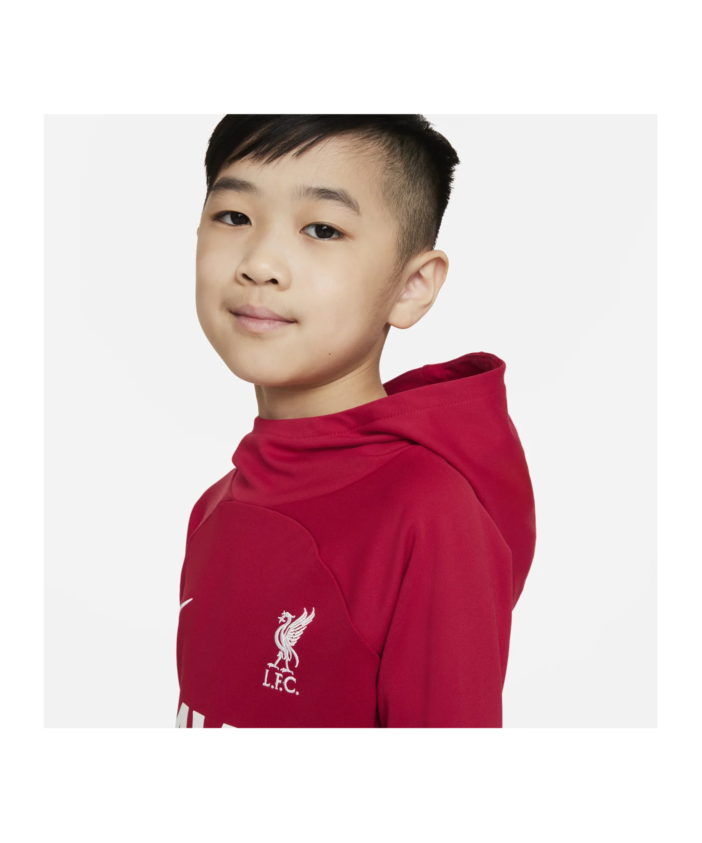 Nike FC Liverpool Academy Hoody Kids Rot F688