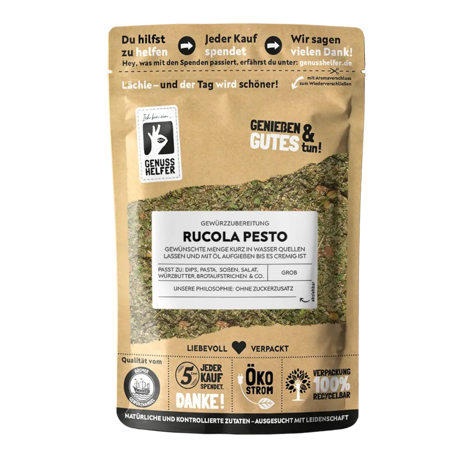 Rucola Pesto Gewürzmischung, 10er Pack