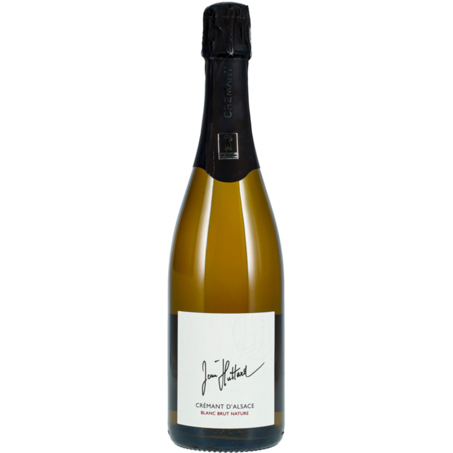 Crémant d'Alsace AOP Blanc Brut Nature Jean Huttard -75cl