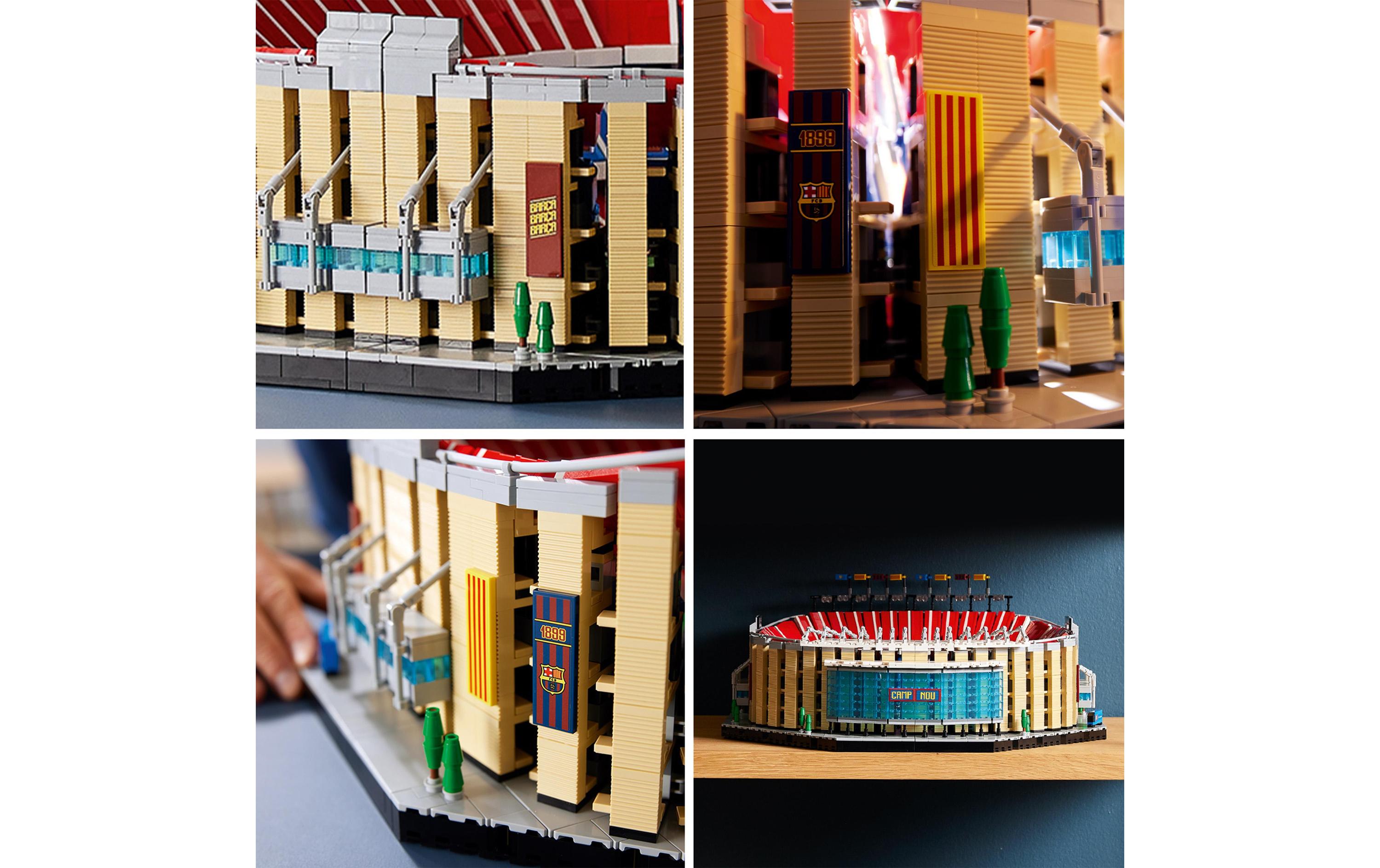 Icons Camp Nou – FC Barcelona 10284<br>Detailgetreues Modell des legendären Camp Nou