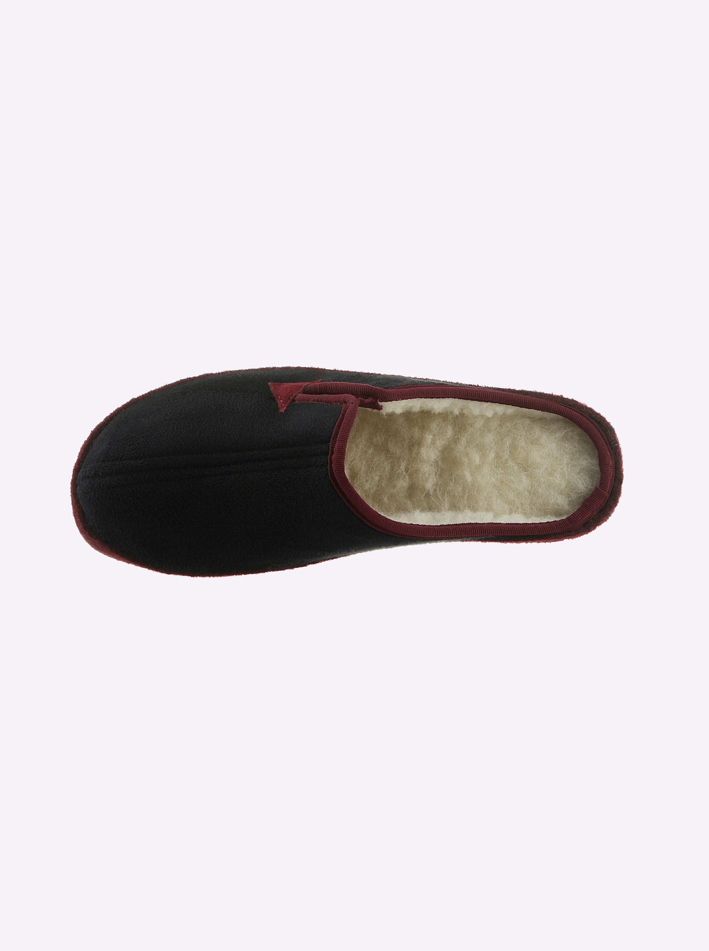 Schawos Pantoffel in schwarz