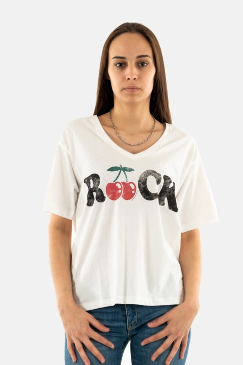 Tee shirt Le Temps Des Cerises auldi 1001 white