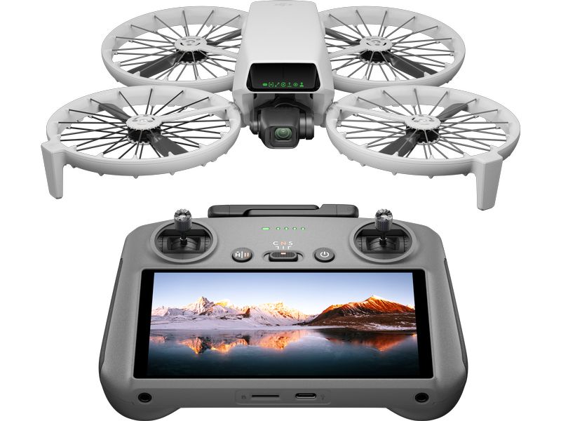 DJI Multikopter Flip RC 2 (C0 | CE) Drohne mit RC 2 für Reisefotografie mit einer Reihe von fortschrittlichen Technologien